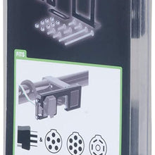 CURT 58000 Easy-Mount Vehicle Trailer Wiring Connector Mounting Bracket for 2-Inch Receiver, 4 or 5-Way Flat, 6 or 7-Way Round