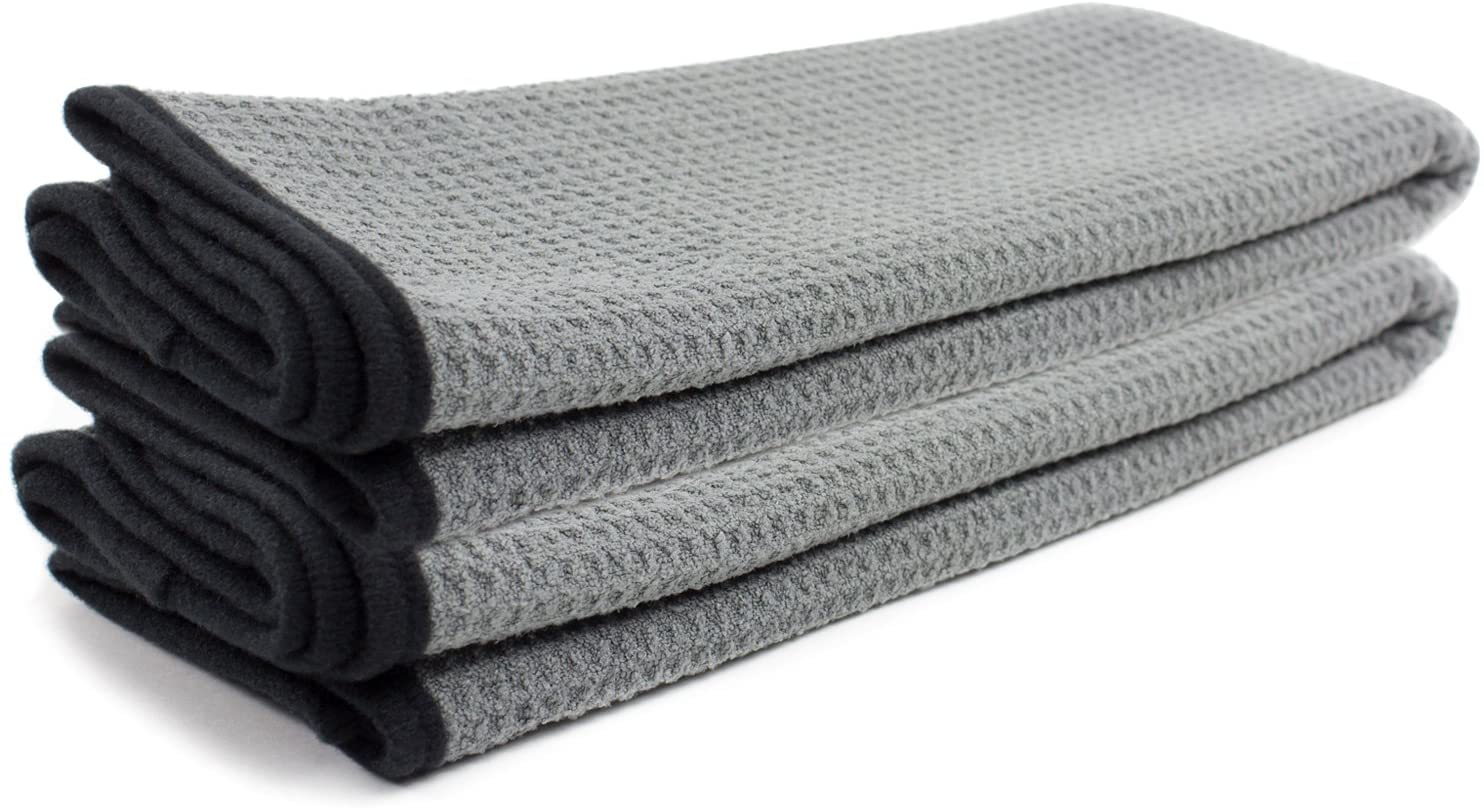 Zwipes Auto 879-2 Professional Microfiber Waffle Drying Towel, 25 in. x 36 in, 2-Pack