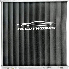 ALLOYWORKS Ford F-Series Radiator, 2 Row All Aluminum Radiator For 2003-2007 Ford F-Series 250/350/450/550/53 Turbo Diesel 6.0L Powerstrok