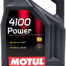 Motul 100273 4100 Power 15W-50 Semi-Synthetic Motor Oil, 169.05 Fluid_Ounces