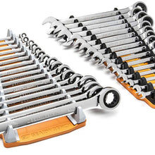 GEARWRENCH 2 Pc. 16 Slot Reversible Wrench Rack - 83121
