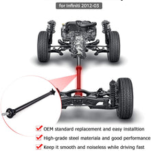 Nifeida 37200-CL70A Front Drive Shaft Pre-balanced Replacement for Infiniti FX35 EX35 FX45 G35 M35 M45 2012 2011 2010 09 08 07 06 05 04 03 Driveshaft Assembly, OE#37200-cg100 938-320 Propeller Shaft