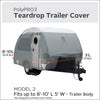 Classic Accessories Over Drive PolyPRO3 Deluxe Teardrop Trailer Cover, Fits 8' - 10' Trailers (80-297-153101-RT)