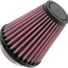 K&N Universal Clamp-On Air Filter: High Performance, Premium, Replacement Engine Filter: Flange Diameter: 2.0625 In, Filter Height: 4 In, Flange Length: 0.625 In, Shape: Round Tapered, RU-1200