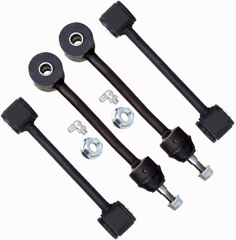 Scitoo K3197 K80244 Front Stabilizer/Sway Bar End Link fit Jeep TJ Wrangler 1997 1998 1999 2000 2001 2002 2003 2004 2005 2006 Suspension Pack of 4