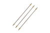 3/16 Inch Stainless Steel Brake Lines with Inverted Double Flared Ends & Fittings 16 Inches Long (Pack of 3)