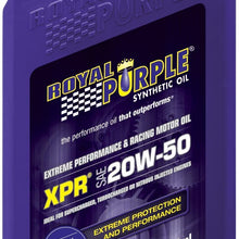 Royal Purple 01051 XPR 20W-50 Ultra-light Extreme Performance Synthetic Racing Motor Oil - 1 qt.