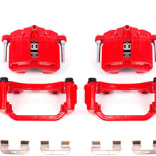 Power Stop S4726 Performance Powder Coated Brake Caliper Set For Chevy, Cadillac, GMC