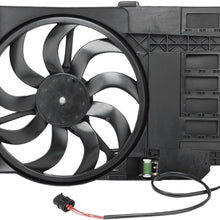 TOPAZ 17117541092 Engine Cooling Fan Assembly for R50 R53 Mini Cooper 1.6L L4