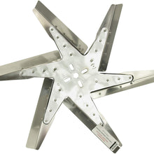 Derale 19218 18" High Performance Polished Chrome/Stainless Flex Fan Standard Rotation