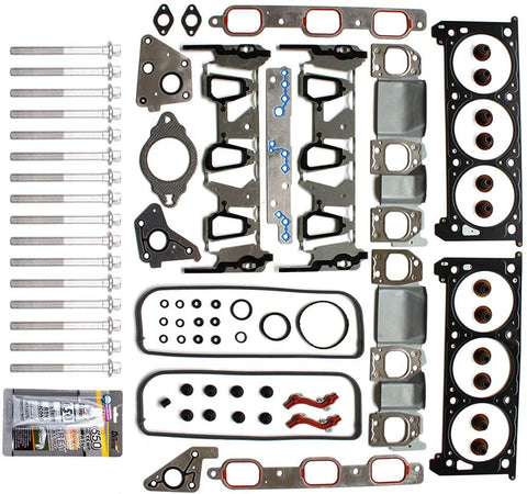 FINDAUTO Automotive Engine Head Gasket Studs Sets Kit fits for C-hevrolet Malibu Sedan