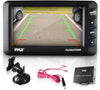 Wireless Rear View Backup Camera - Car Parking Rearview Monitor System and Reverse Safety w/Distance Scale Lines, Waterproof, Night Vision, 4.3” LCD Screen, Video Color Display for Vehicles - Pyle
