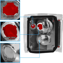 AmeriLite Black Replacement Brake Tail Lights Housing Set for Chevy/GMC Full Size - Passenger and Driver Side