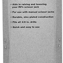 EAZ LIFT Slotted Jack Drive - Assists in Adjusting Your RV or Trailer's Scissor Jack | Compatible with 3/8" Drills| Heavy Duty Anti- Corrosion Metal | Quick and Easy to Use - (48862)