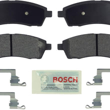 Bosch BE757H Blue Disc Brake Pad Set with Hardware for Select Ford Excursion and F-250/F-350 Super Duty Vehicles - REAR