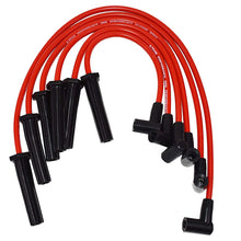 A-Team Performance 6 Cylinder 8.0mm Red Silicone Durable Two-layered Silicone Coating Spark Plug Wires Compatible With GMC Chevy 230, 250, 292