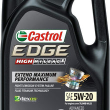 Castrol 03084C Edge 5W-30 Advanced Full Synthetic Motor Oil, 5 Quart