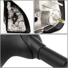 Replacement for Super Duty Black Telescoping Manual Extendable Towing Side+Circle Blind Spot Mirror
