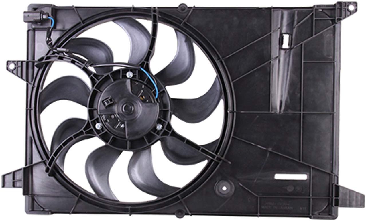 OE Replacement Dual Radiator and Condenser Fan Assembly CHEVROLET SPARK (Partslink Number GM3115271)