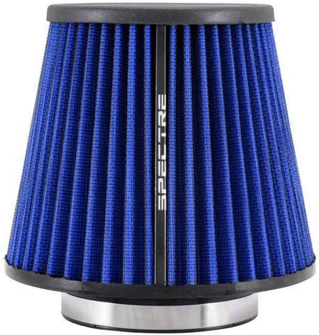 Spectre Universal Clamp-On Air Filter: High Performance, Washable Filter: Round Tapered; 4 in (102 mm) Flange ID; 6.75 in (171 mm) Height; 6.813 in (173 mm) Base; 4.719 in (120 mm) Top, SPE-HPR9617B