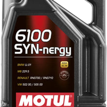 Motul 107972 6100 SYN-nergy 5W-30 Technosynthese Motor Oil, 5 Liter, 128. Fluid_Ounces