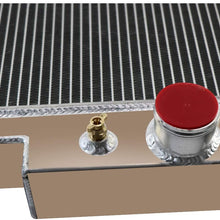 ALLOYWORKS 4 Row Core All Aluminum Radiator for 1983-1994 Ford F150 F250 F350 F59 6.9L 7.3L V8 AT/MT