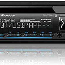 Pioneer DEH-S4100BT in Dash CD AM/FM Receiver with MIXTRAX, Bluetooth Dual Phone Connection, USB, Spotify, Pandora Control, iPhone and Android Music Support, Smart Sync App/Free ALPHASONIK Earbuds