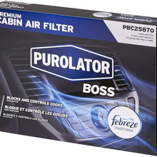 Purolator PBC25870 PurolatorBOSS Premium Cabin Air Filter with Febreze Freshness