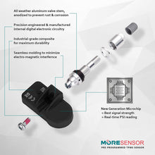 MORESENSOR Combi Series 315MHz Preprogrammed TPMS Tire Pressure Sensor | Clamp-in | Compatible with Select 180+ Japanese Brand Models 42607-06020 | CX-S010L/R