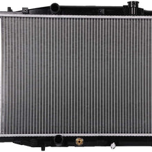 cciyu Radiator 2599 Compatible with Replacement fit for 2003-2004 Honda Accord 2.4L CU2599
