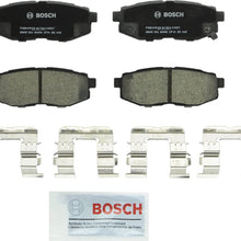 Bosch BC1124 QuietCast Premium Ceramic Disc Brake Pad Set For Select Scion FR-S; Subaru B9 Tribeca, BRZ, Forester, Legacy, Outback, Tribeca; Toyota 86; Rear