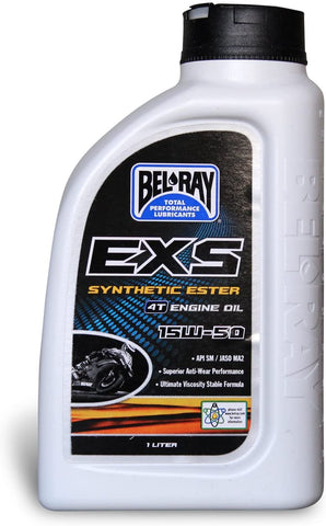 Bel-Ray EXS Synthetic Ester 15W50 4T Engine Oil 1 Liter 99162-B1LW