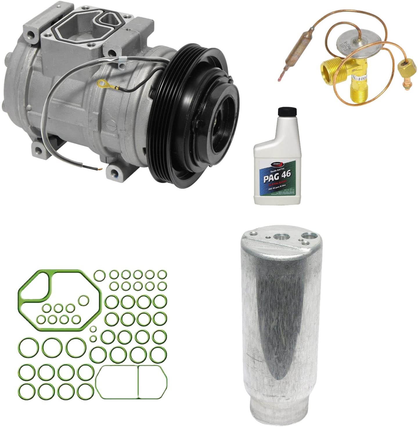 Universal Air Conditioner KT 3977 A/C Compressor and Component Kit