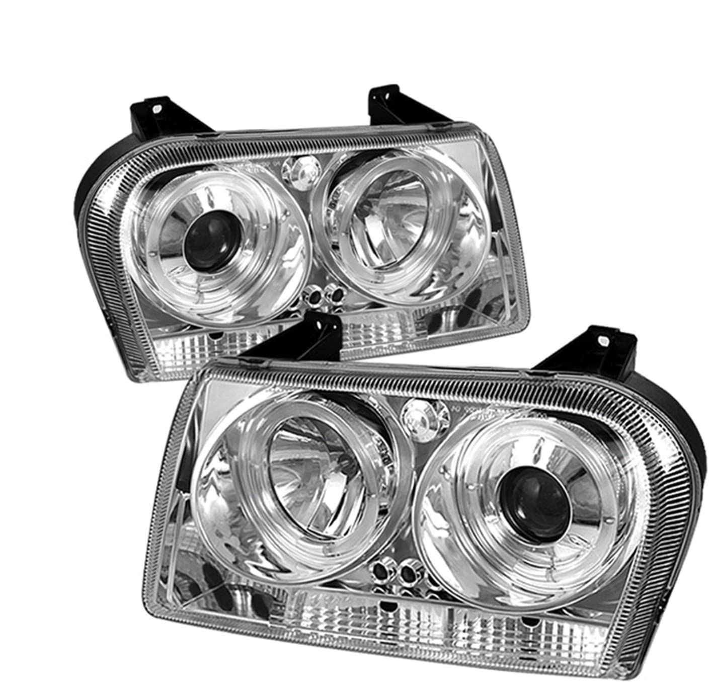 Spyder Auto 5009197 LED Halo Projector Headlights Chrome/Clear