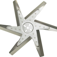 Derale 19218 18" High Performance Polished Chrome/Stainless Flex Fan Standard Rotation