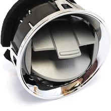 Red Hound Auto Front Interior Dashboard Louvre Chrome AC Heater Air Vent Compatible with Ford F-150 F150 2009-2014