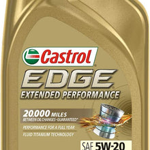 Castrol 03084C Edge 5W-30 Advanced Full Synthetic Motor Oil, 5 Quart