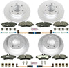 Power Stop ESK6235 Front & Rear Euro-Stop Brake Kit Mercedes