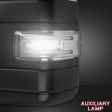 SCITOO Towing Mirrors with Puddle Light Chrome Tow Mirrors Compatible Fit for 2004-2014 F-150 with Auxiliary Lights Turn Signal Power Control Heated Manual Telescoping Folding