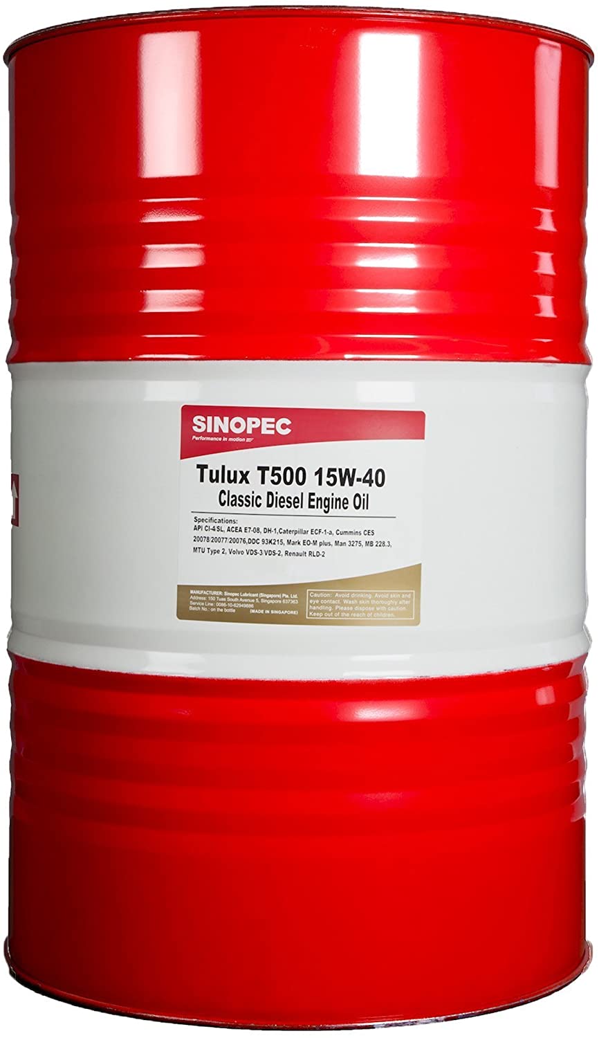 Sinopec 15W40 Classic Diesel Engine Oil - 55 Gallon Drum