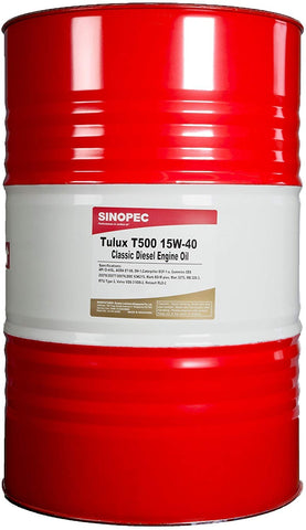 Sinopec 15W40 Classic Diesel Engine Oil - 55 Gallon Drum