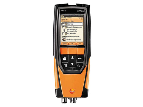 Testo 320 Residential/Commercial Combustion Analyzer Kit with Printer