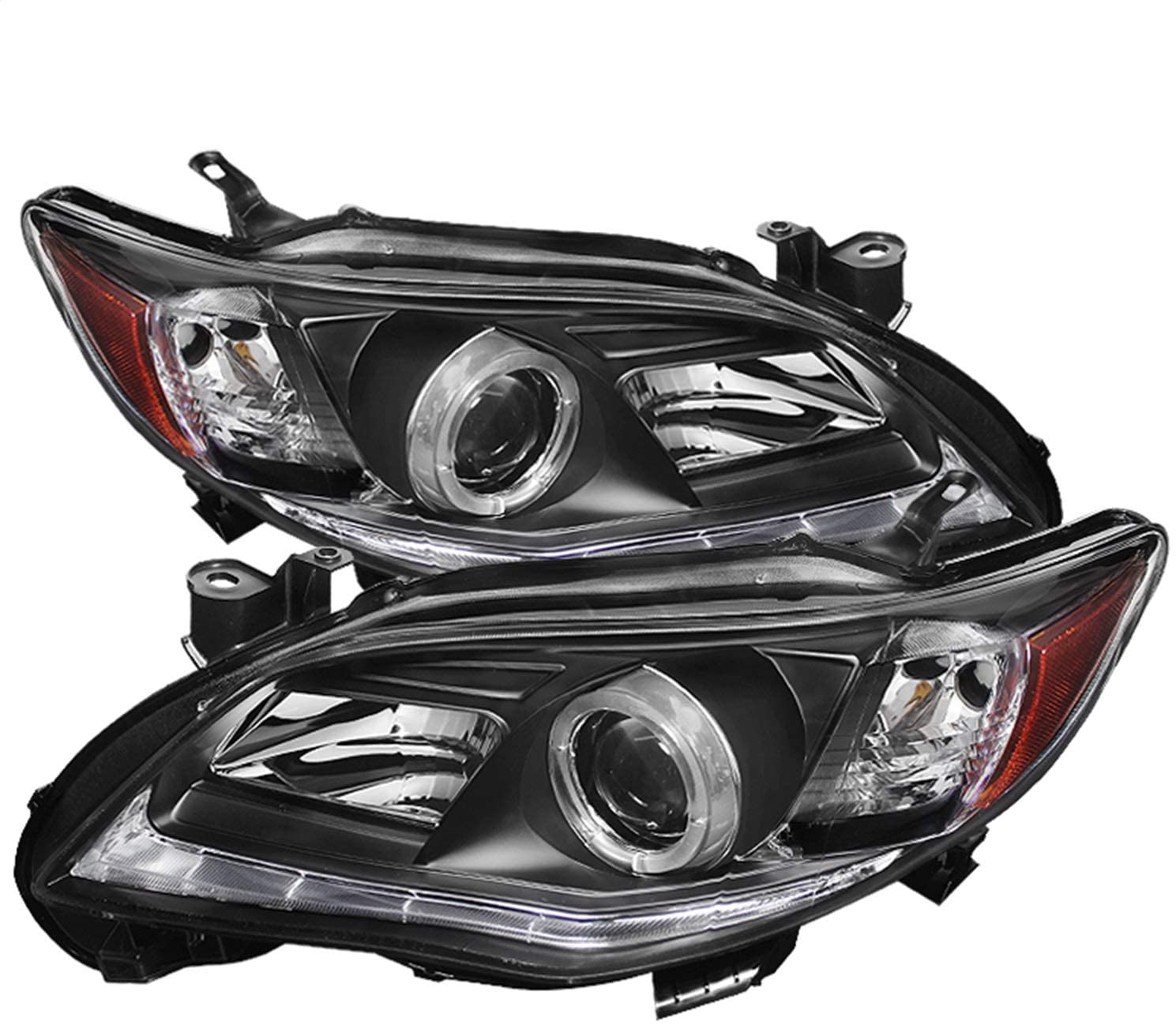 Spyder Auto 5074263 Projector Style Headlights Black/Clear