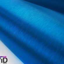 VViViD Metallic Blue Brushed Metal Vinyl Wrap Roll XPO Air Release Technology (6ft x 5ft (Hood, Roof or Trunk Wrap Kit))
