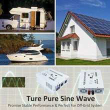 WZRELB 1000W 12V Pure Sine Wave Solar Power Inverter DC AC Converter