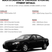 Set of 2 HVAC Blend Air Door Actuator Replace# 604-108 1573517 1574122 15844096 Fits for 2004-2013 Chevy Impala