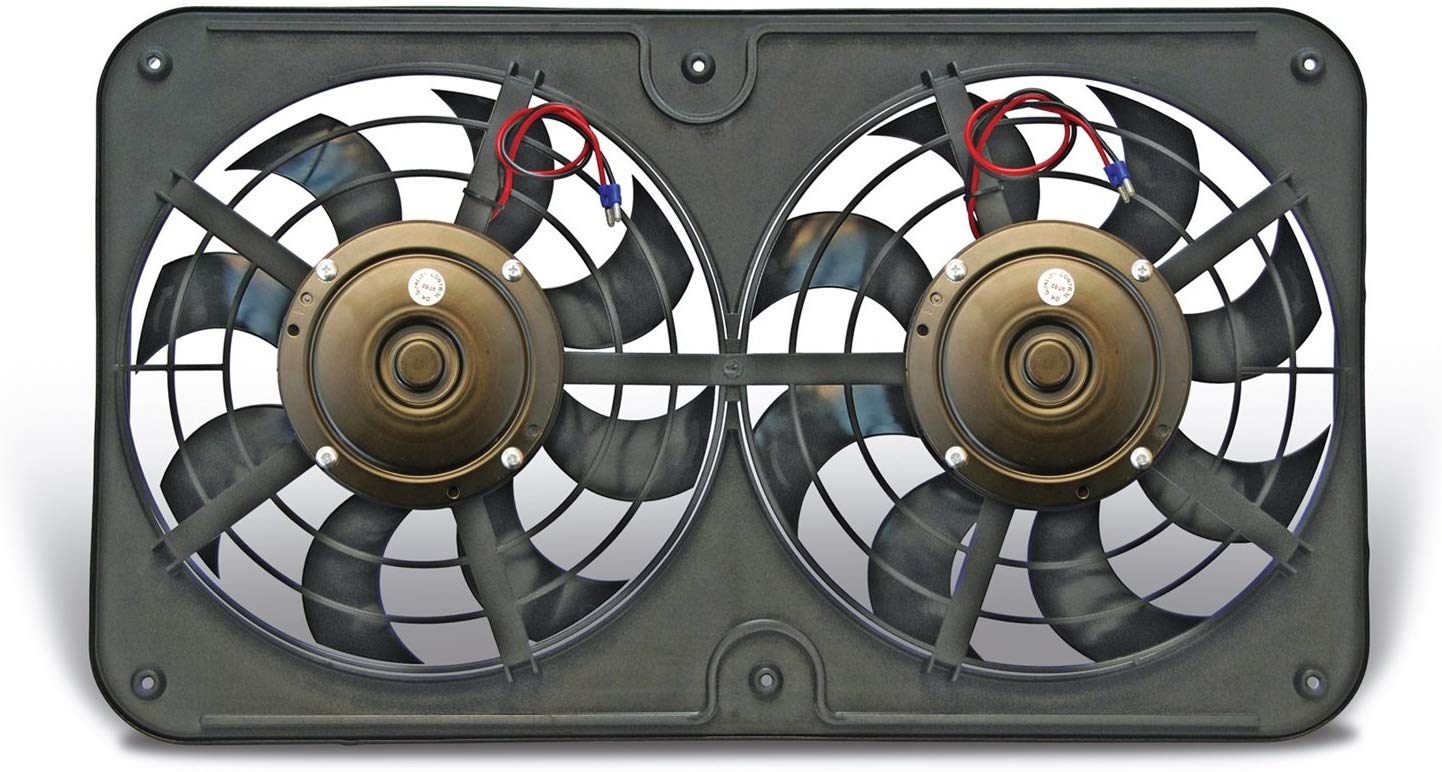 Flex-a-lite 440 Lo-Profile S-Blade Dual Electric Pusher Fan