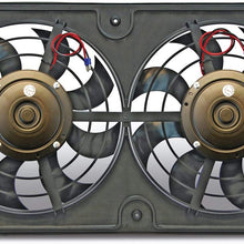 Flex-a-lite 440 Lo-Profile S-Blade Dual Electric Pusher Fan