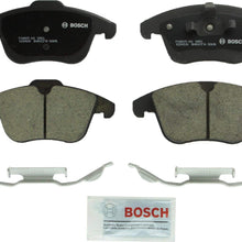 Bosch BC1306 QuietCast Premium Ceramic Disc Brake Pad Set For Select Land Rover LR2, Range Rover Evoque; Volvo S60, S80, V60, V70, XC70; Front