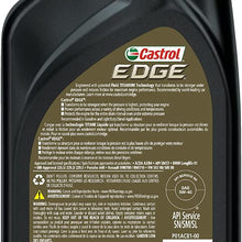 Castrol 03084C Edge 5W-30 Advanced Full Synthetic Motor Oil, 5 Quart